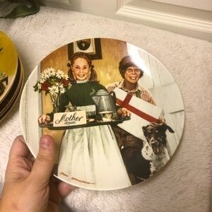 Edwin M Knowles Collector Plates Mother’s Day